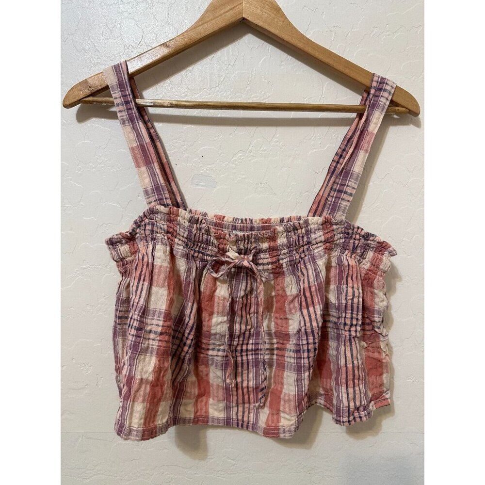 Y2K Western‎ Festival American Eagle Womans Crop Top Size M Hippie Cottagecore